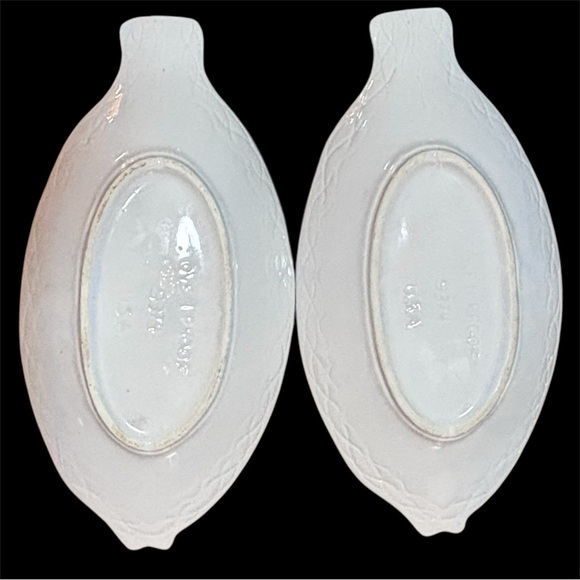 Vintage McCoy White Ceramic Fish Plate USA Baking Serving Platter 9374 - Picture 2 of 4